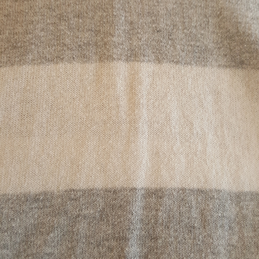 MAURICES Gray Stripe Over the shoulder Blouse - Picture 4 of 7